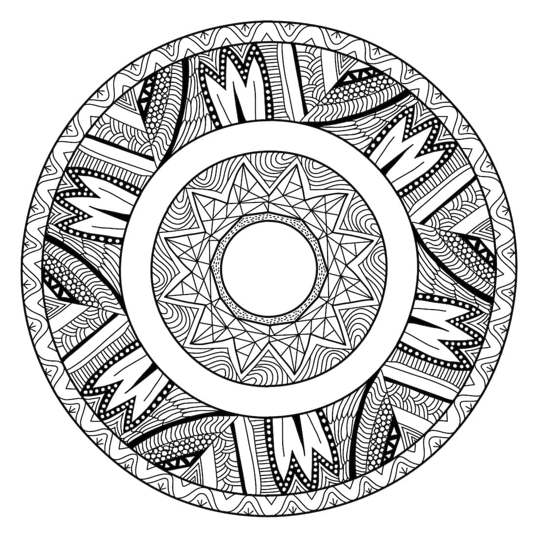 Basket Weaving Mandala