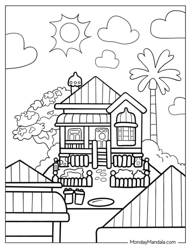 Bluey_s House Coloring Sheet
