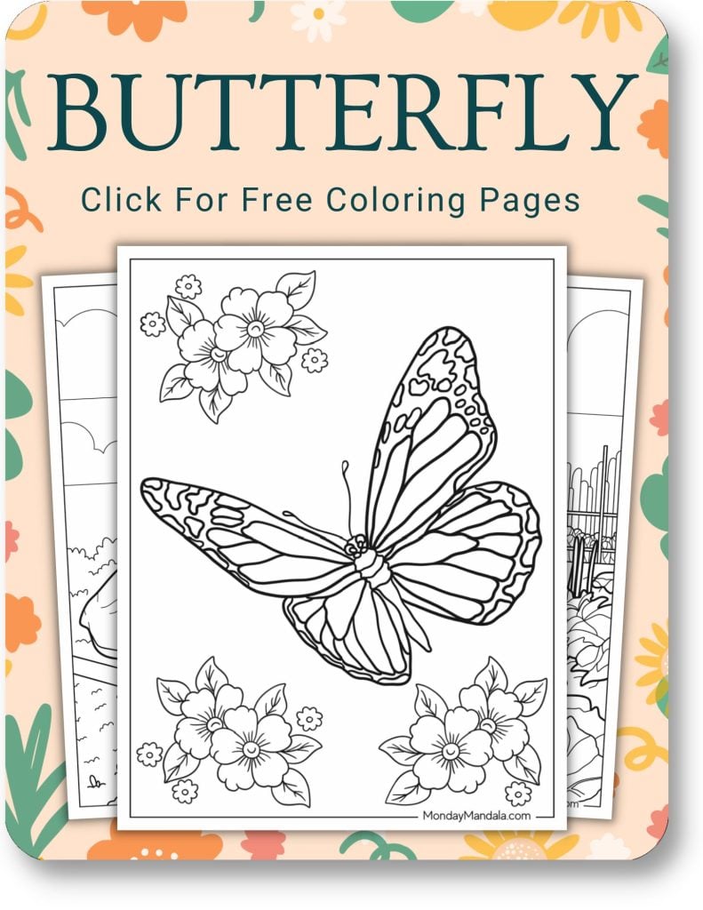 Butterfly Coloring Pages For Adults