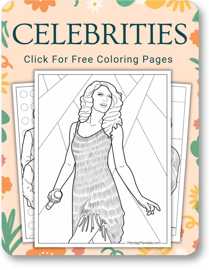 Celebrities Coloring Pages For Adults