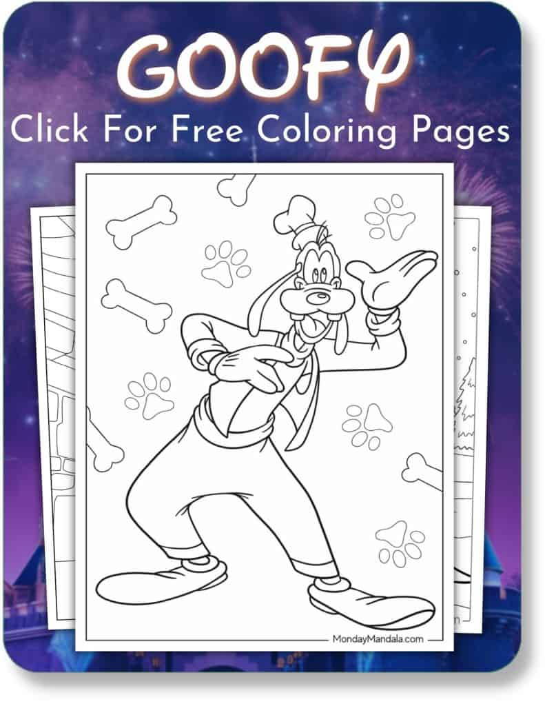 Goofy Coloring Pages For Disney
