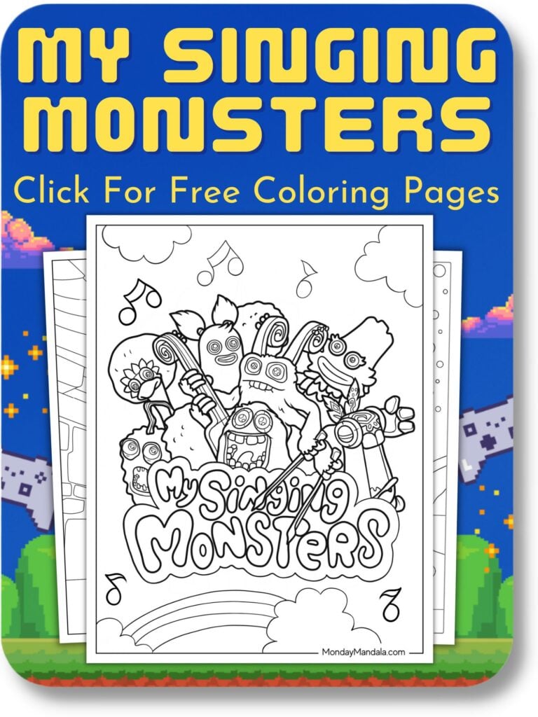 My Singing Monsters Coloring Pages For Video Game