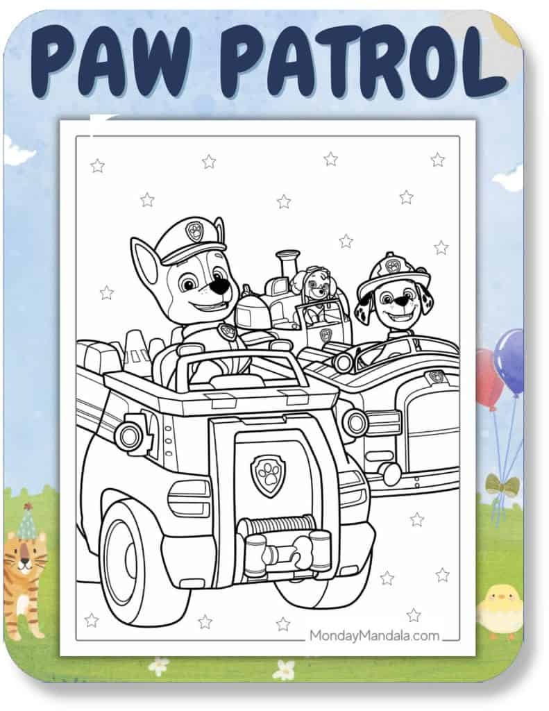 Paw Patrol Coloring Pages For Kids