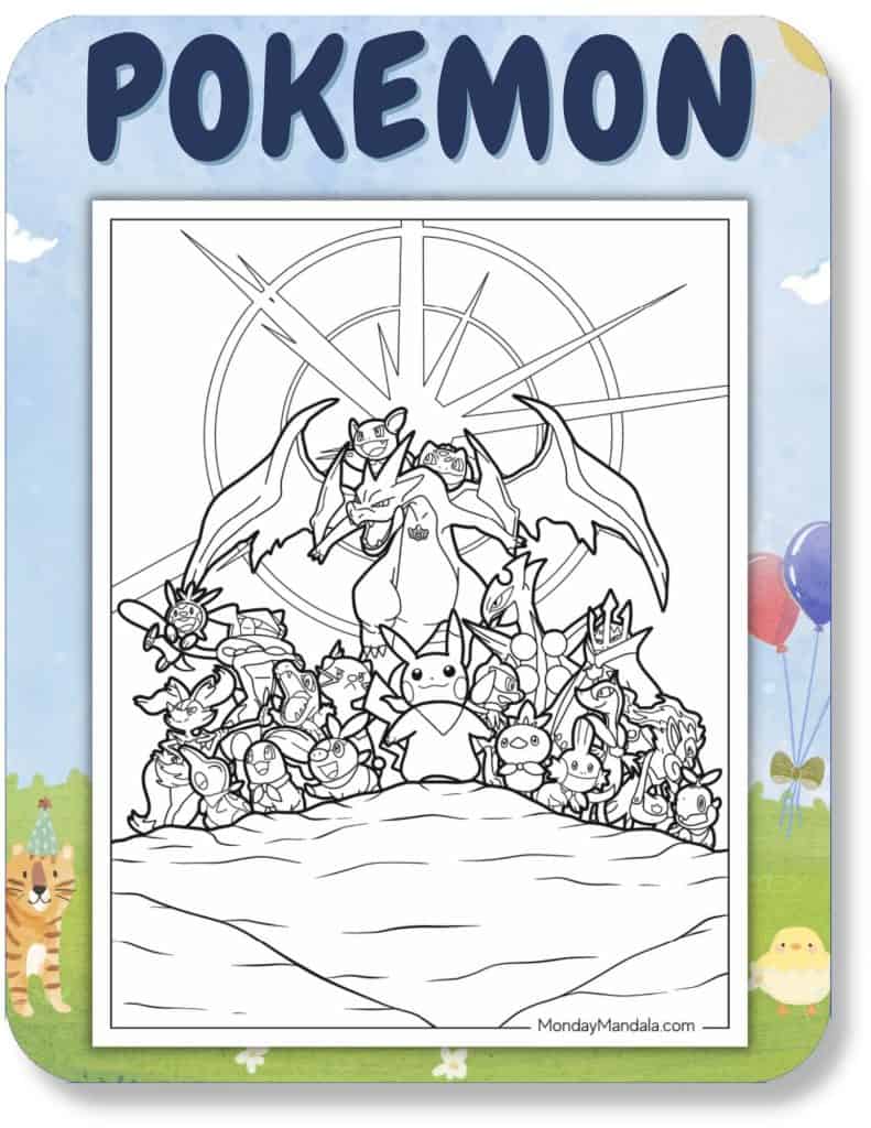 Pokemon Coloring Pages For Kids