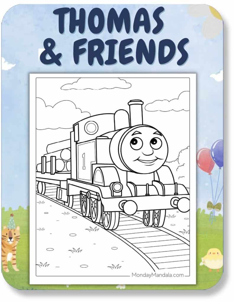 Thomas & Friends Coloring Pages For Kids