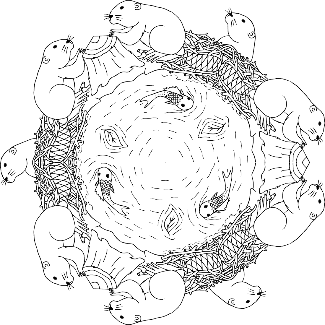 Beaver's Den Mandala