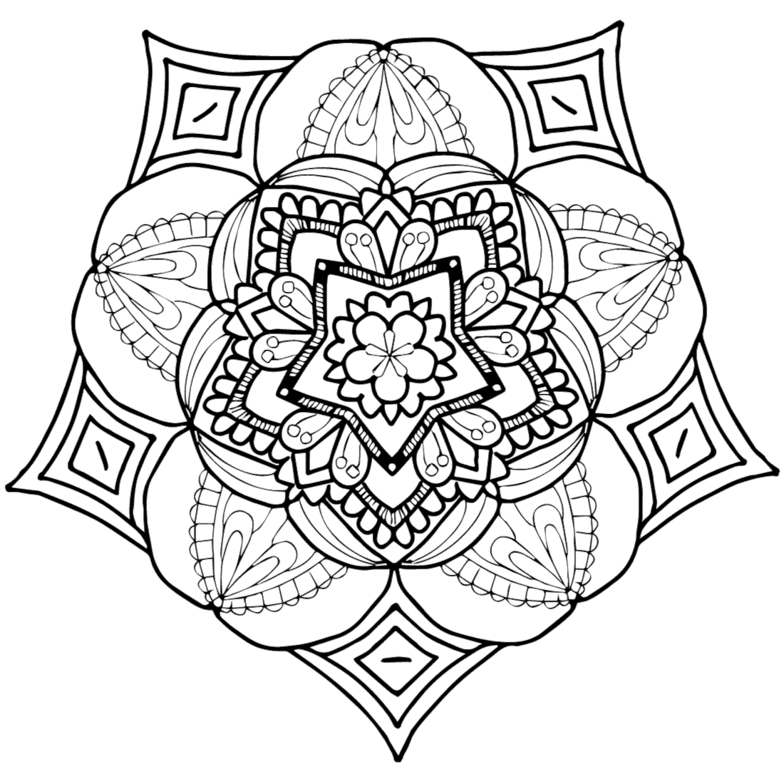 Bee's Knees Mandala